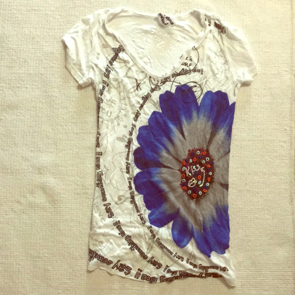 SUPER CUTE NEW DESIGUAL T-SHIRT!!!!!